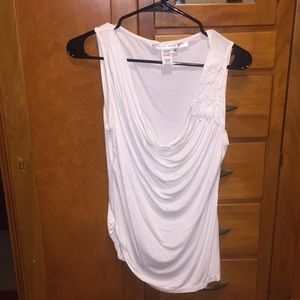 Max Studio cream colored tank